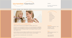 Desktop Screenshot of blumenstein-hasenbach.de