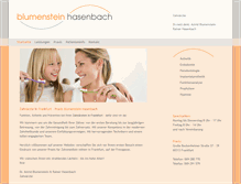Tablet Screenshot of blumenstein-hasenbach.de